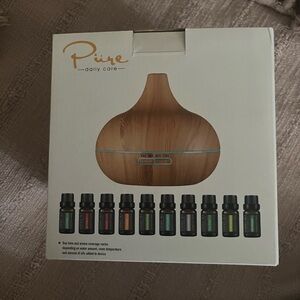NWT Pure Daily Care Essential Oil Diffuser Set
